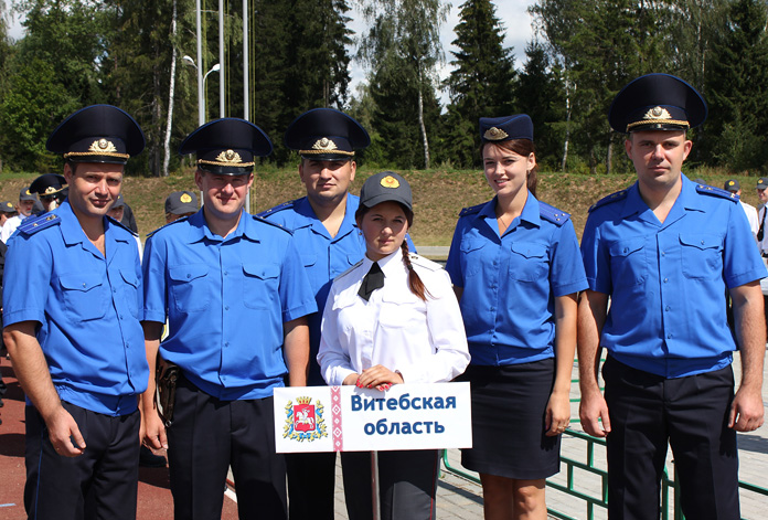 Команда УСК по Витебской области, представившая регион на чемпионате Следственного комитета Республики Беларусь по стрельбе