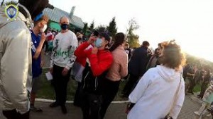 
 Повреждение камеры видеонаблюдения ИВС ГУВД Мингорисполкома 
 